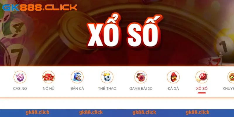 Các nhà cung cấp tại sảnh game xổ số GK88